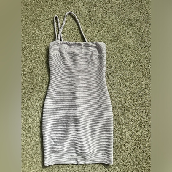 Rumer the Label Lilac Ribbed Penelope Mini dress Size Medium NEW WITH TAGS - Picture 2 of 6